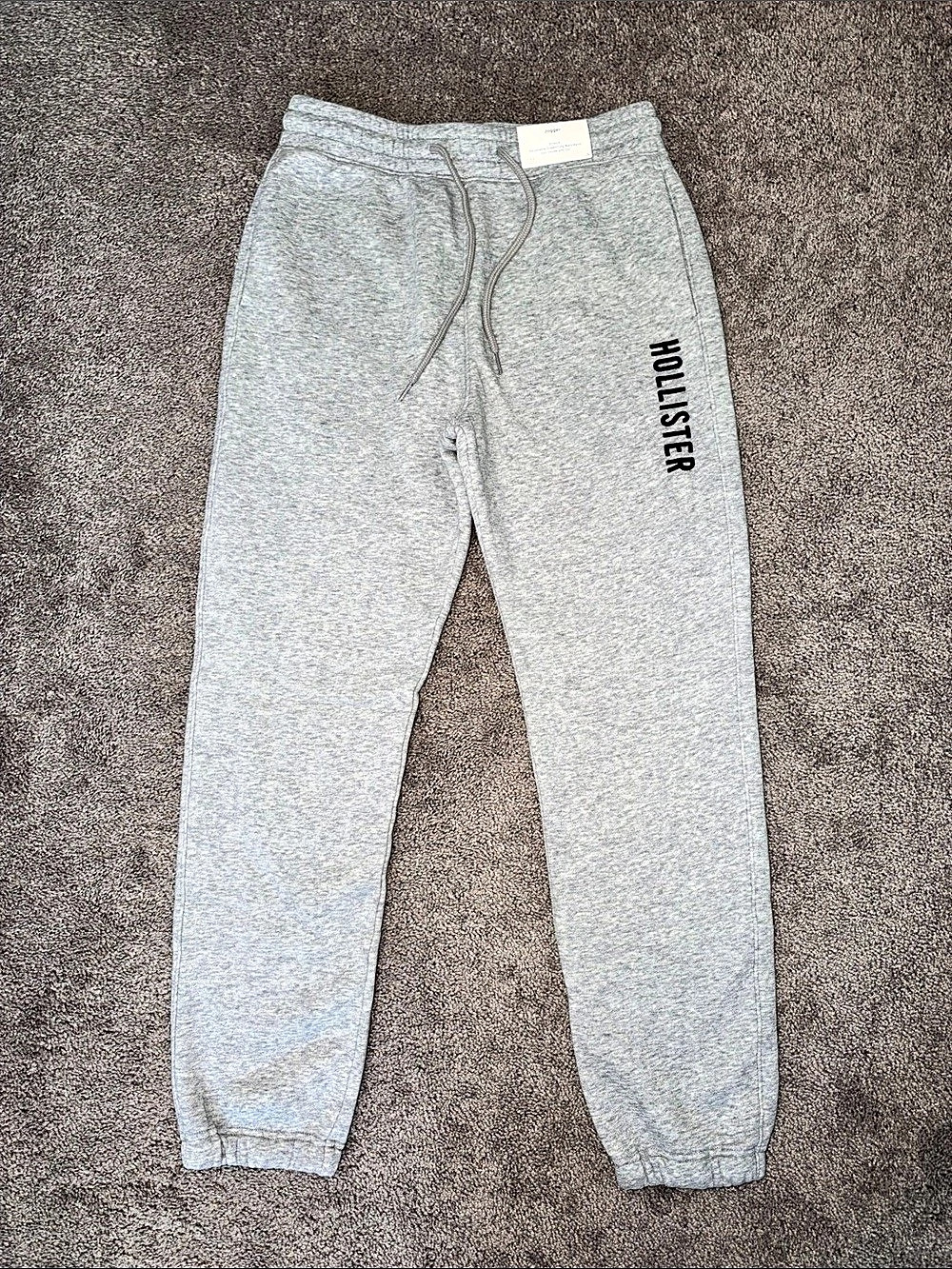 Hollister Logo Graphic Jogger Sweatpants Gray